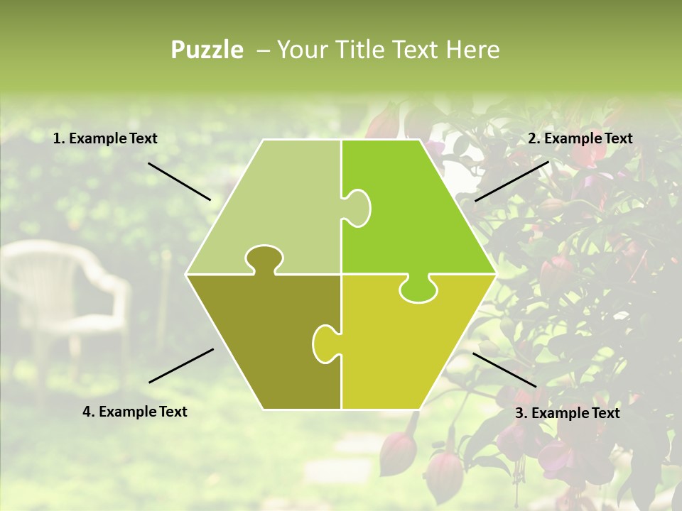 Serenity Bloom Pathway PowerPoint Template