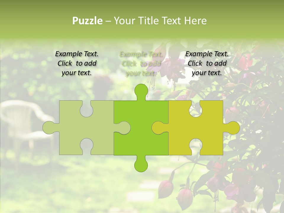 Serenity Bloom Pathway PowerPoint Template