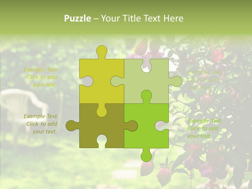 Serenity Bloom Pathway PowerPoint Template