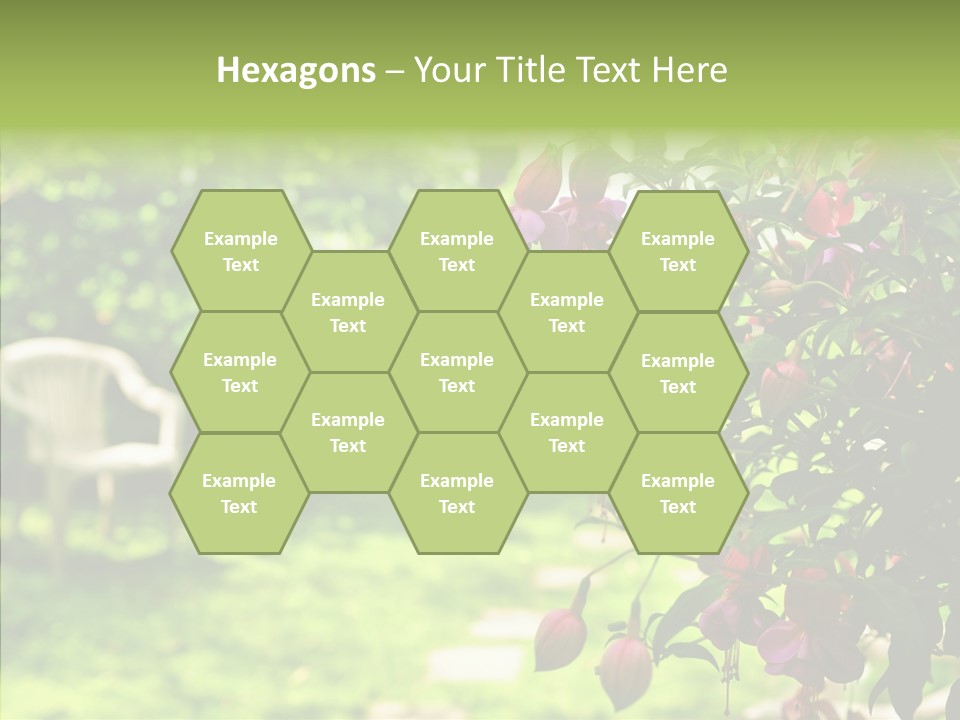 Serenity Bloom Pathway PowerPoint Template