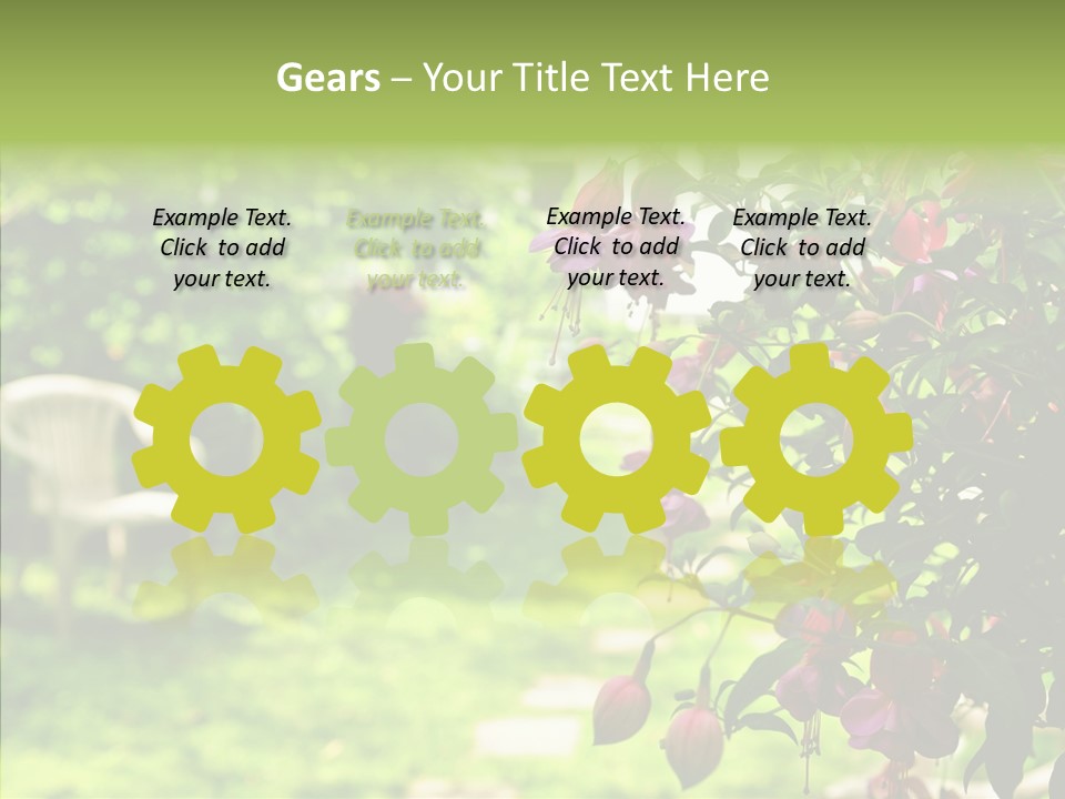 Serenity Bloom Pathway PowerPoint Template