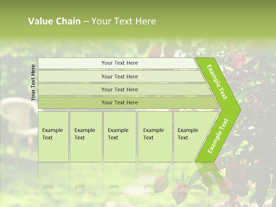 Serenity Bloom Pathway PowerPoint Template
