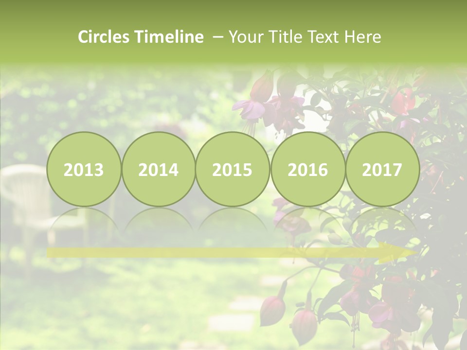 Serenity Bloom Pathway PowerPoint Template