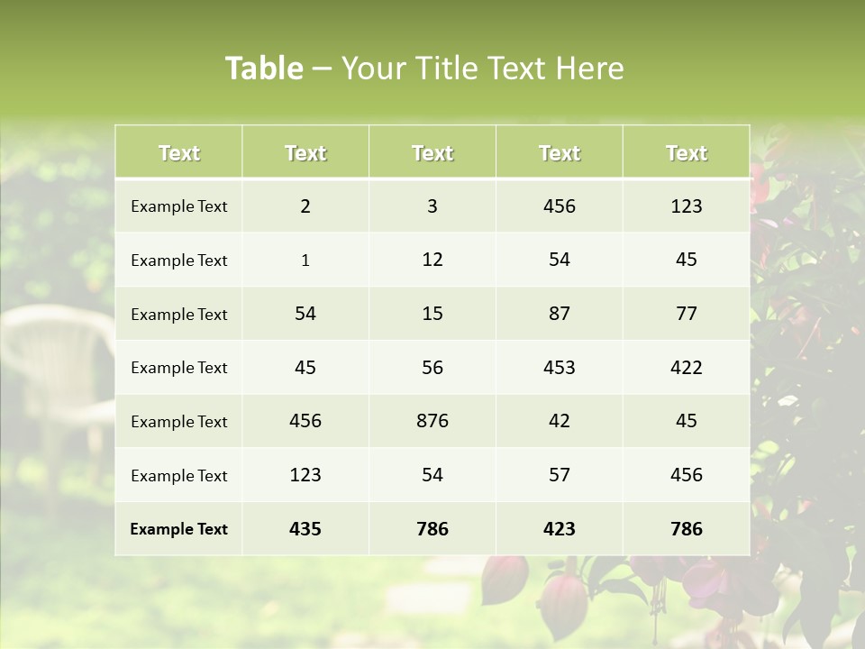 Serenity Bloom Pathway PowerPoint Template