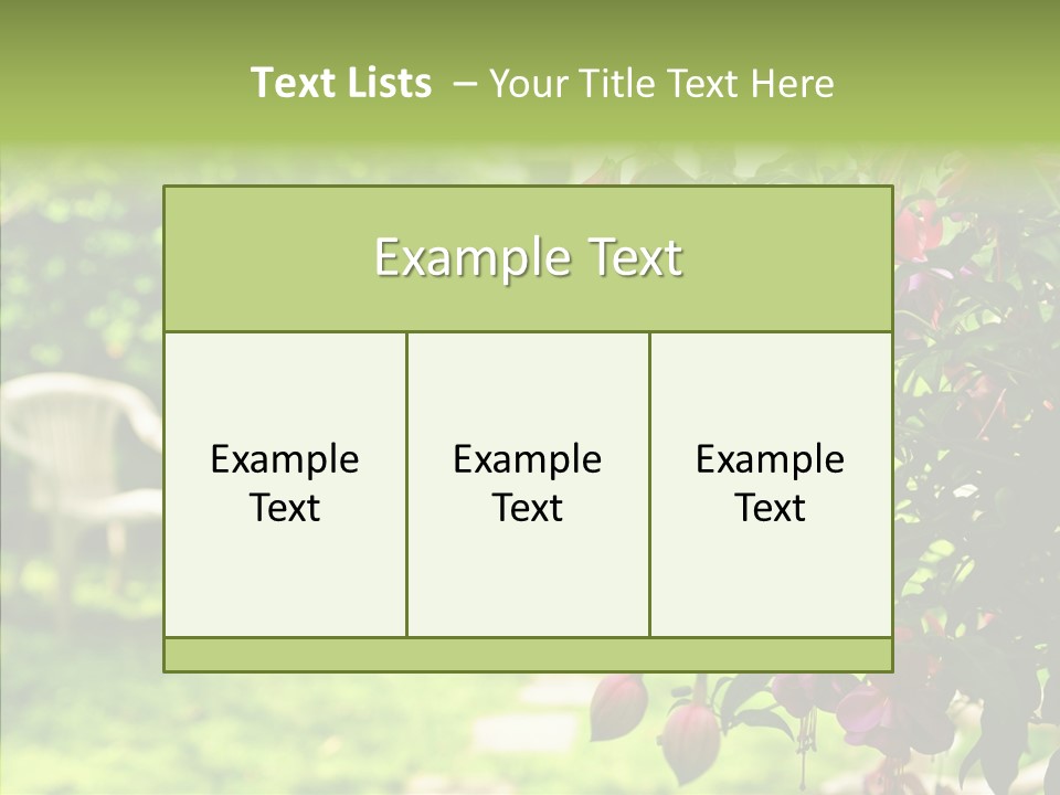 Serenity Bloom Pathway PowerPoint Template