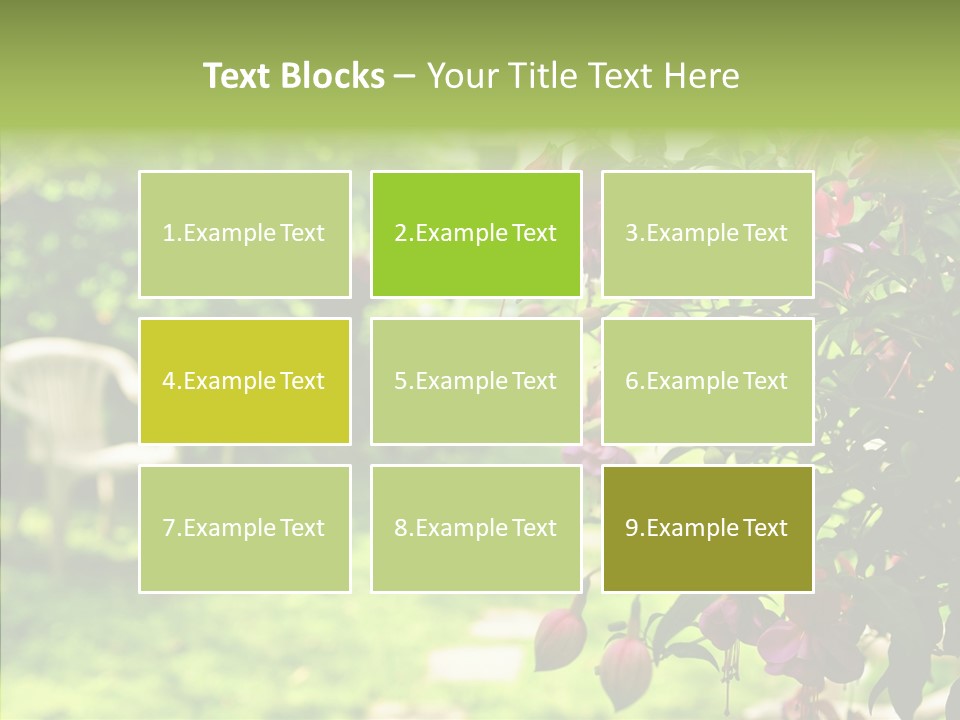 Serenity Bloom Pathway PowerPoint Template