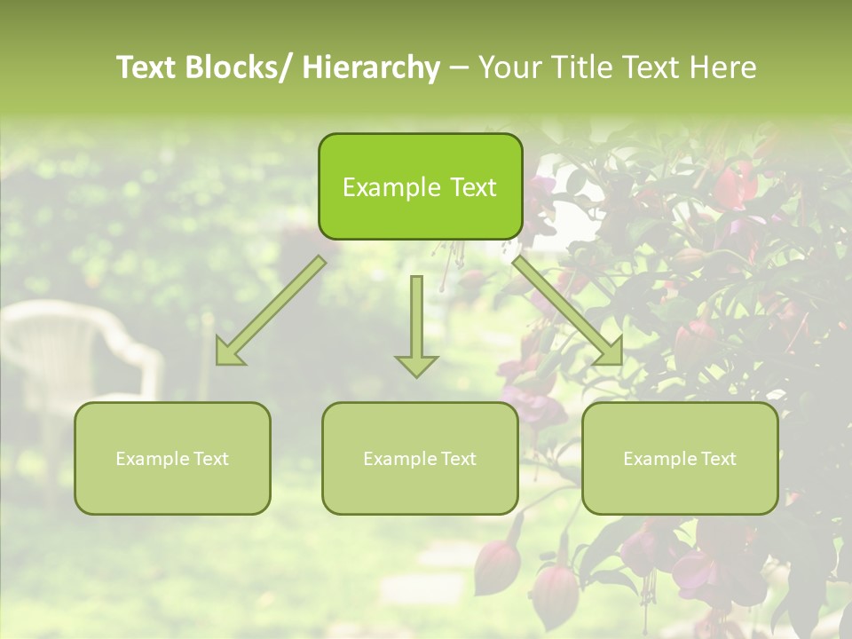 Serenity Bloom Pathway PowerPoint Template