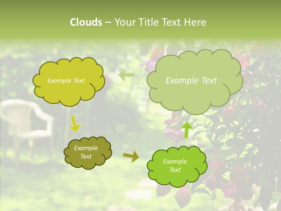Serenity Bloom Pathway PowerPoint Template