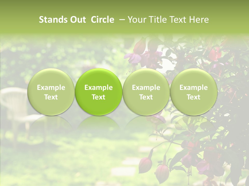 Serenity Bloom Pathway PowerPoint Template