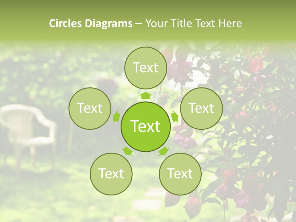 Serenity Bloom Pathway PowerPoint Template