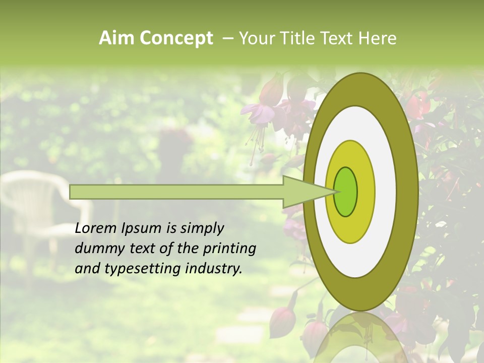 Serenity Bloom Pathway PowerPoint Template
