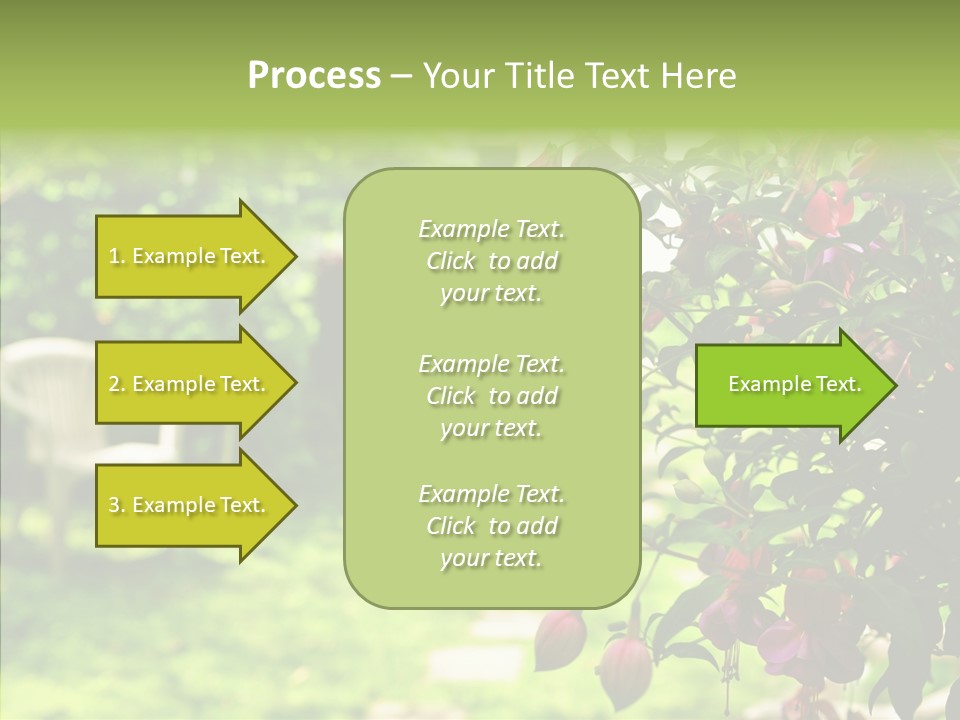 Serenity Bloom Pathway PowerPoint Template