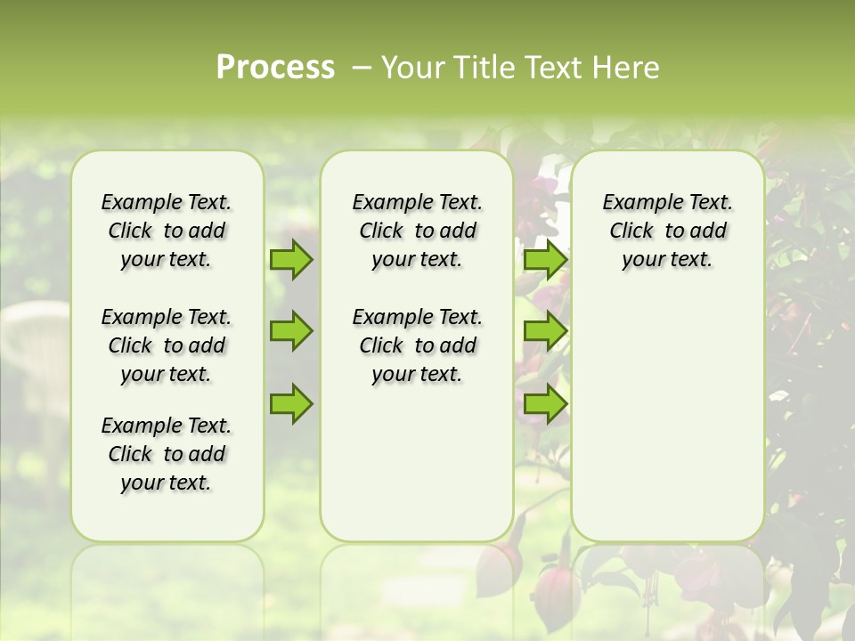Serenity Bloom Pathway PowerPoint Template