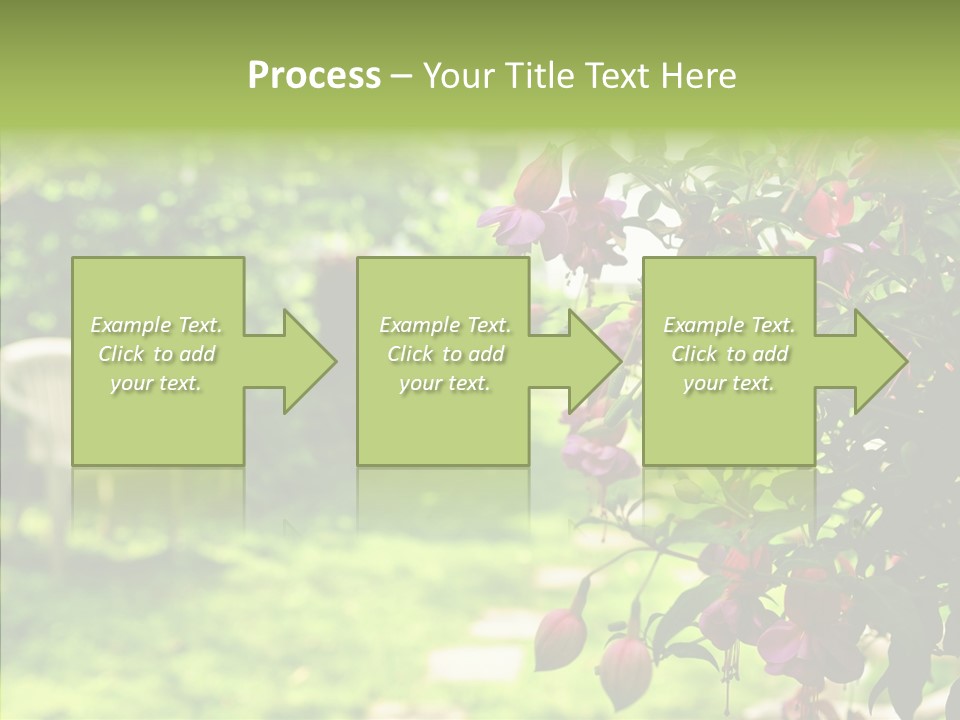 Serenity Bloom Pathway PowerPoint Template