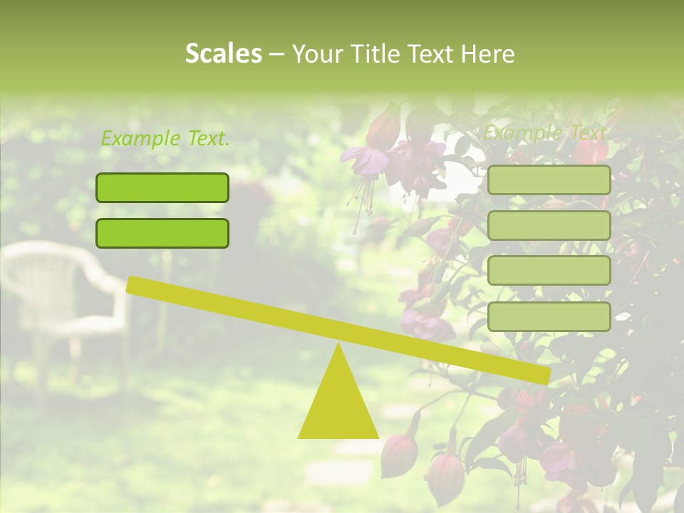 Serenity Bloom Pathway PowerPoint Template
