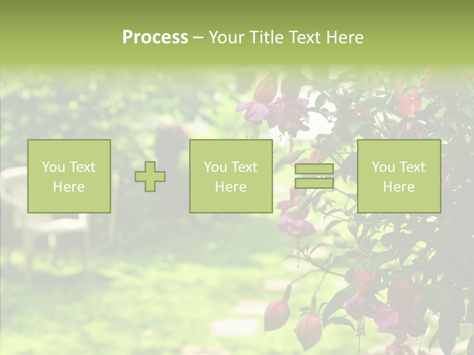 Serenity Bloom Pathway PowerPoint Template