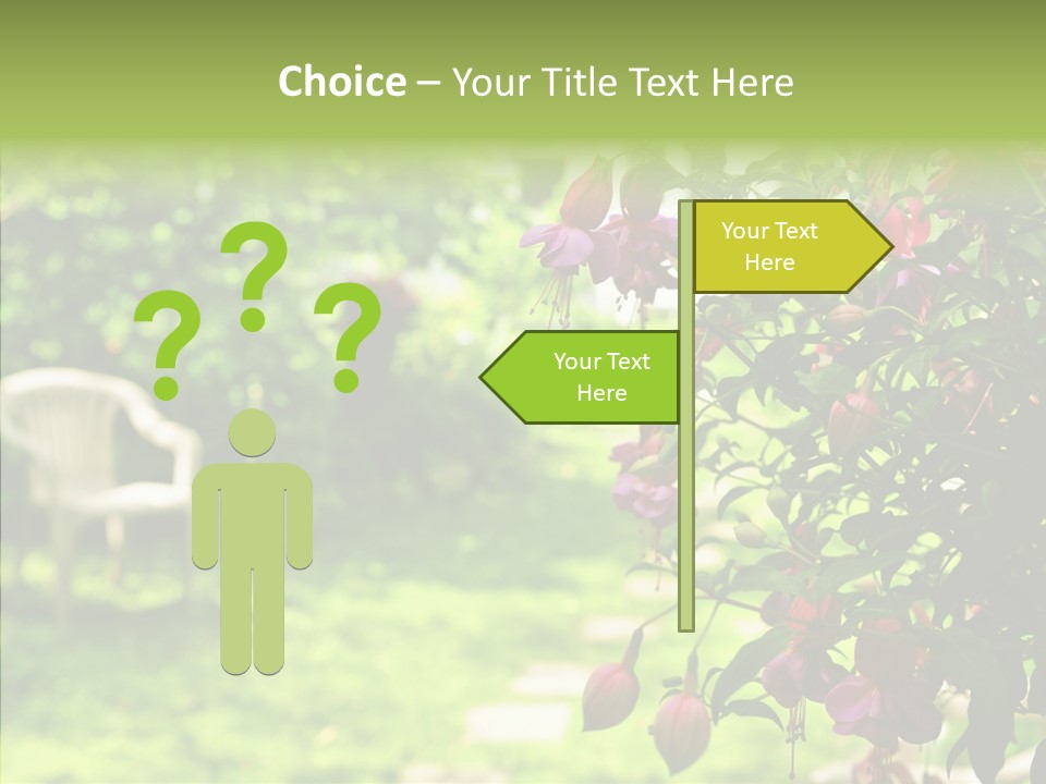 Serenity Bloom Pathway PowerPoint Template