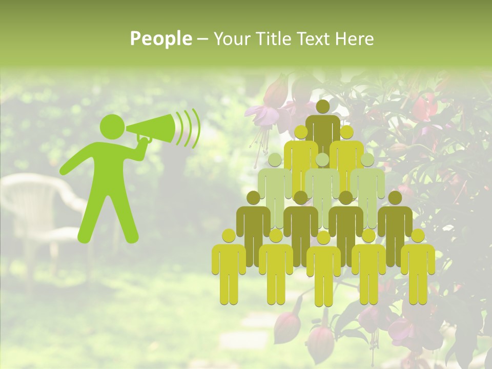 Serenity Bloom Pathway PowerPoint Template