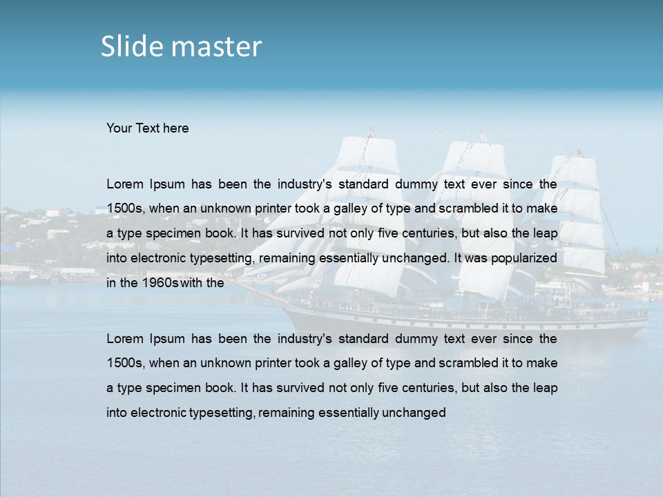 Sports Water Adventure PowerPoint Template