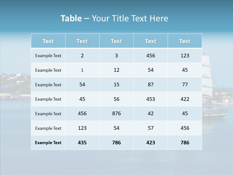 Sports Water Adventure PowerPoint Template