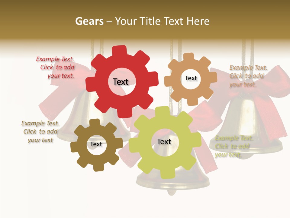 Closeup String Red PowerPoint Template