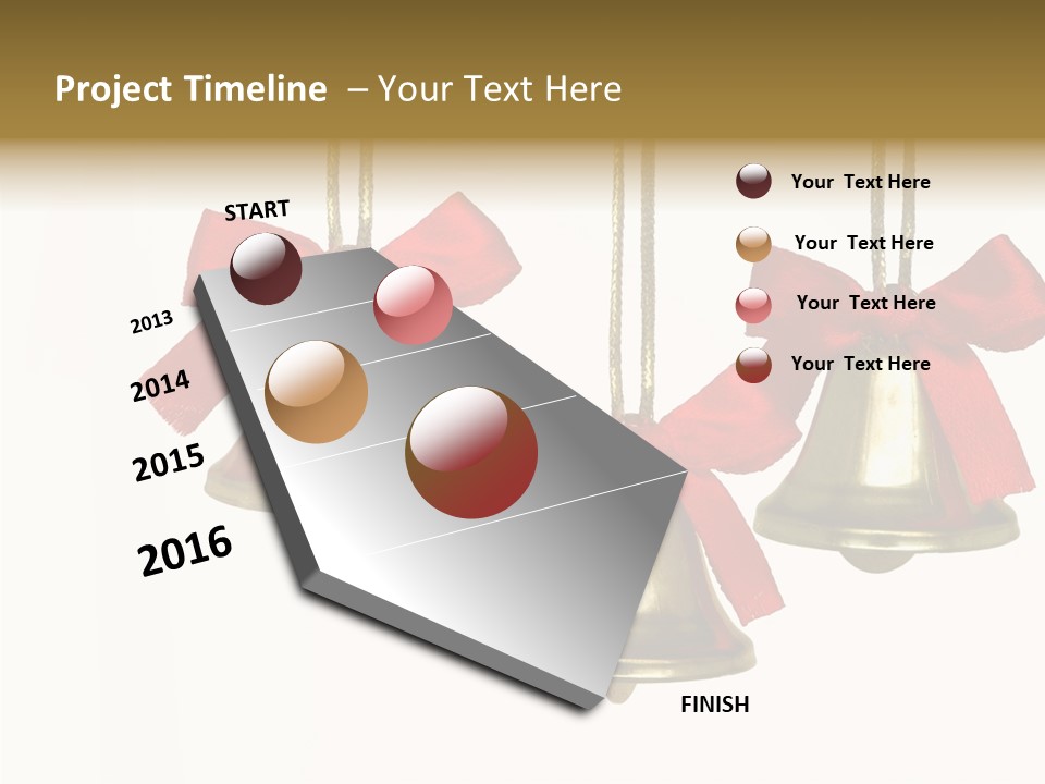 Closeup String Red PowerPoint Template