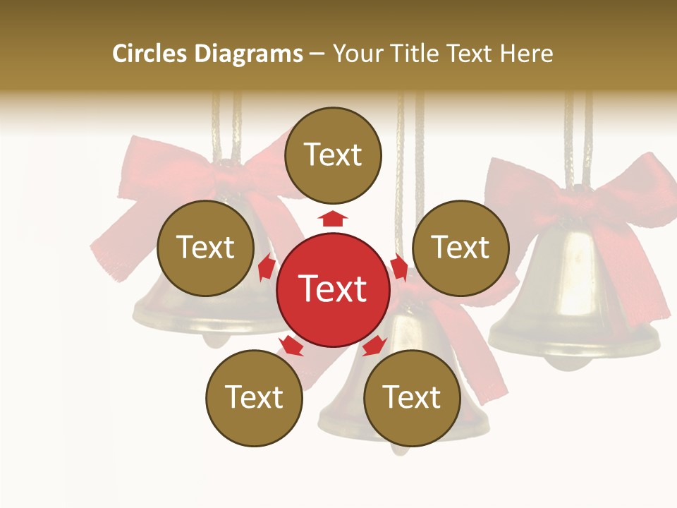 Closeup String Red PowerPoint Template