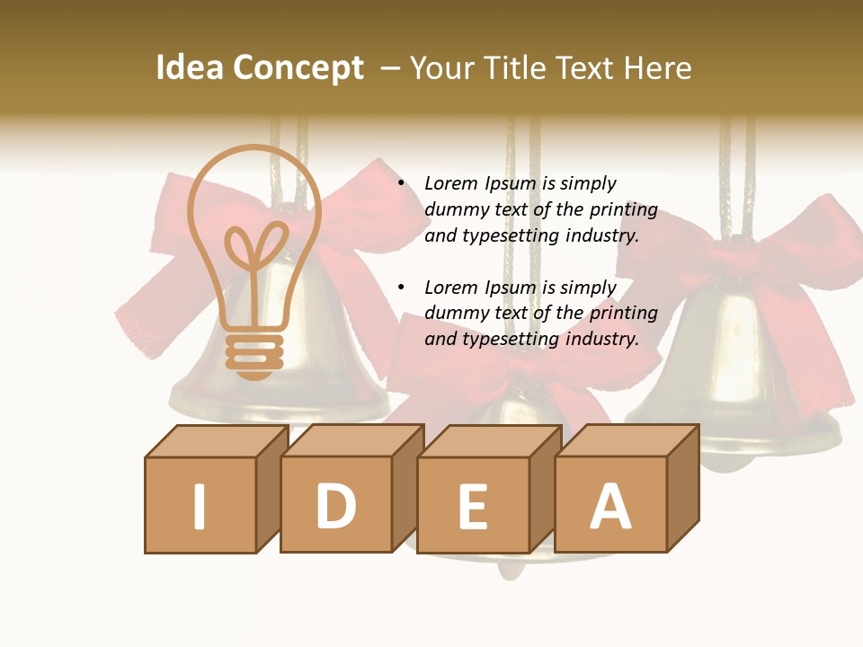 Closeup String Red PowerPoint Template