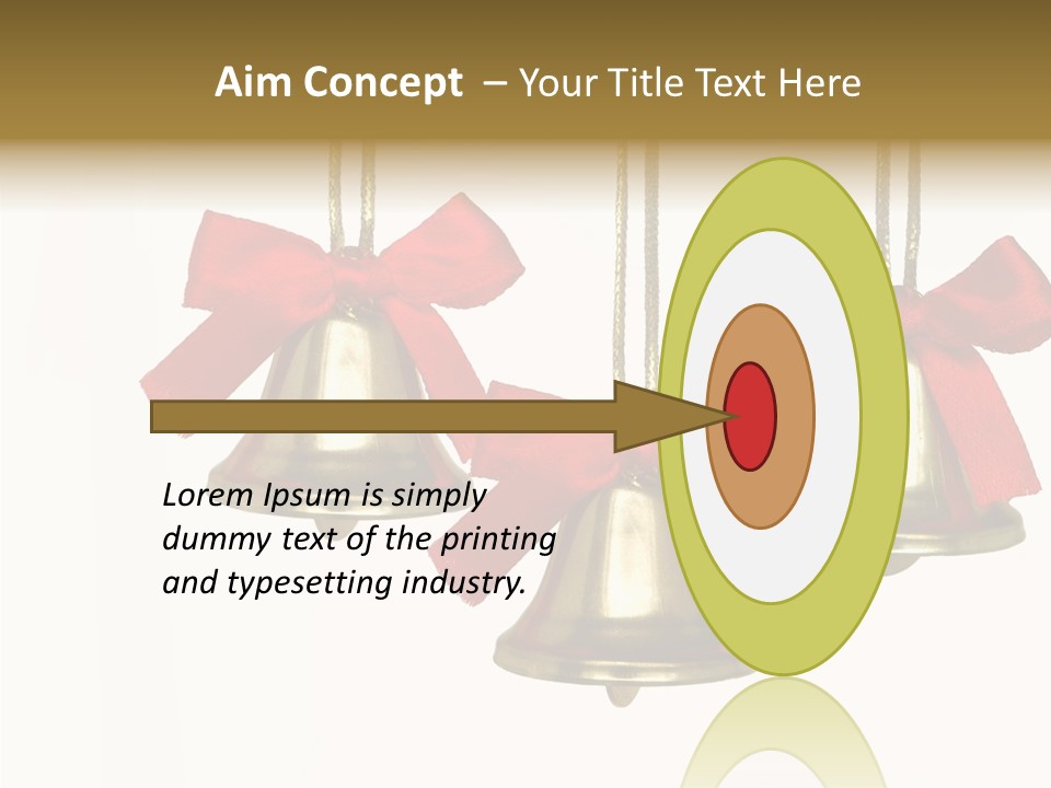 Closeup String Red PowerPoint Template