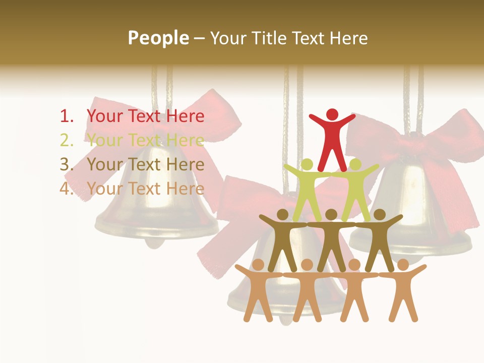 Closeup String Red PowerPoint Template