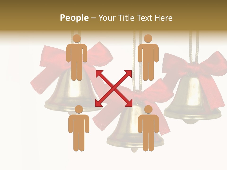 Closeup String Red PowerPoint Template