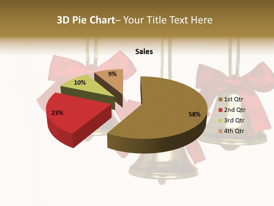 Closeup String Red PowerPoint Template