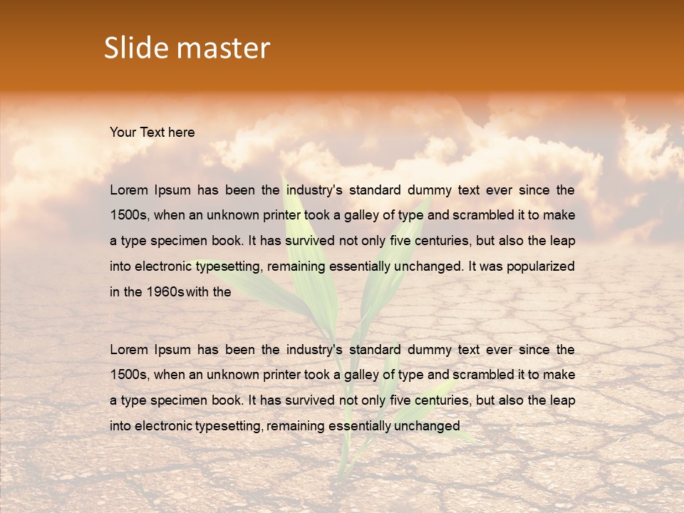 Heat Peace Young PowerPoint Template