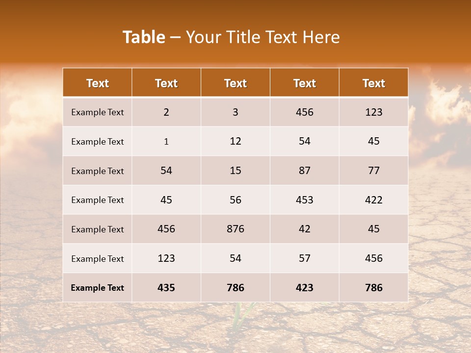 Heat Peace Young PowerPoint Template