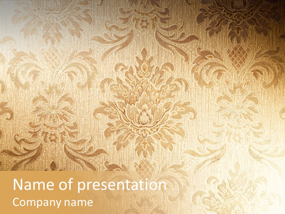 Natural Textured Detail PowerPoint Template