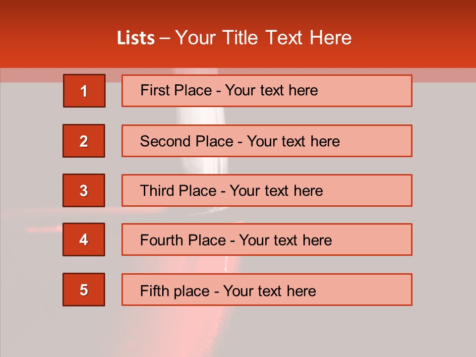 Liquid Drink Goblet PowerPoint Template