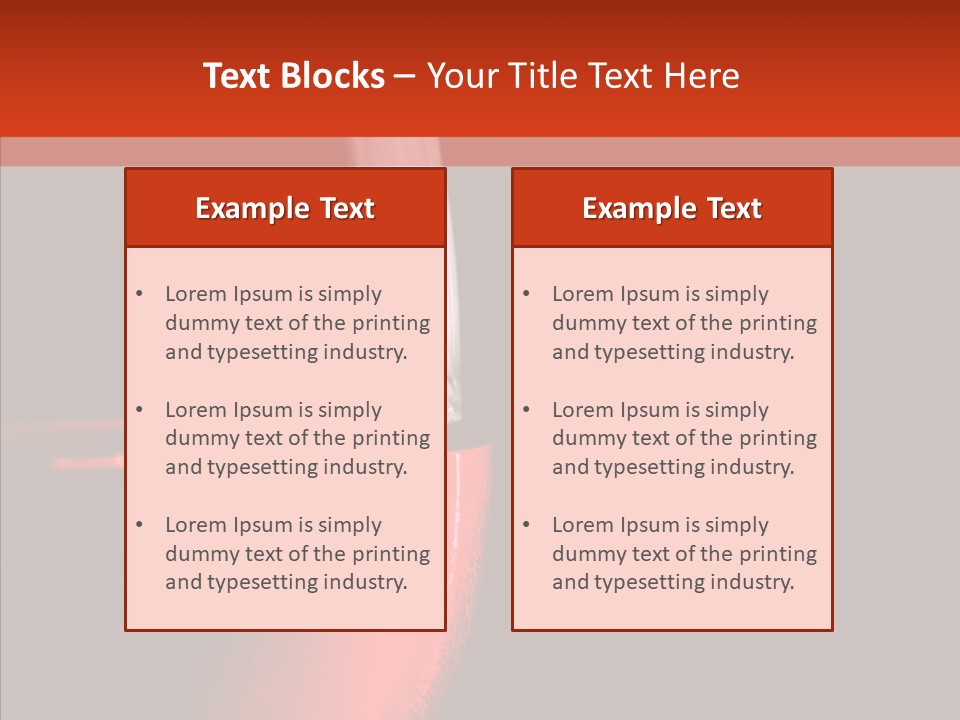 Liquid Drink Goblet PowerPoint Template