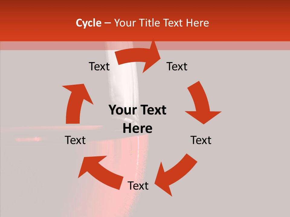 Liquid Drink Goblet PowerPoint Template