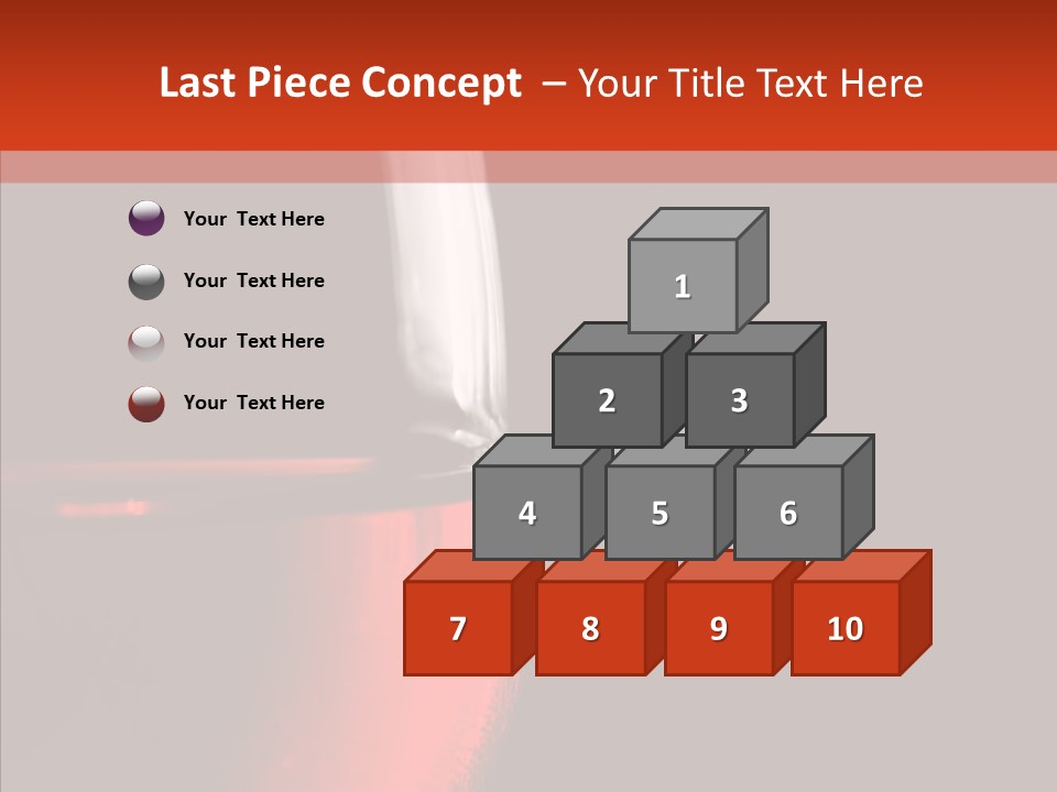 Liquid Drink Goblet PowerPoint Template