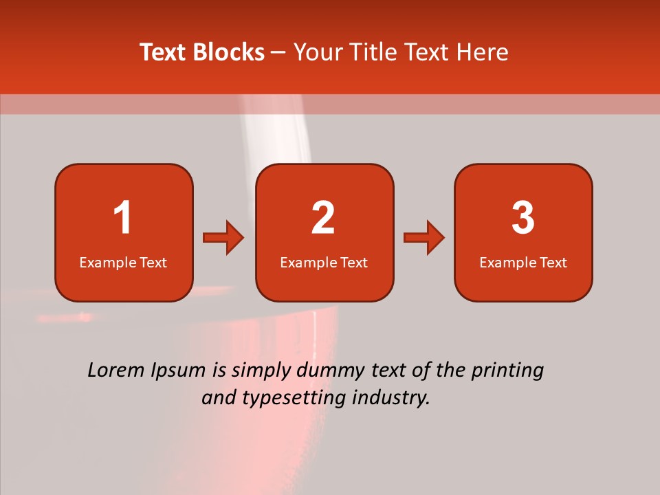 Liquid Drink Goblet PowerPoint Template