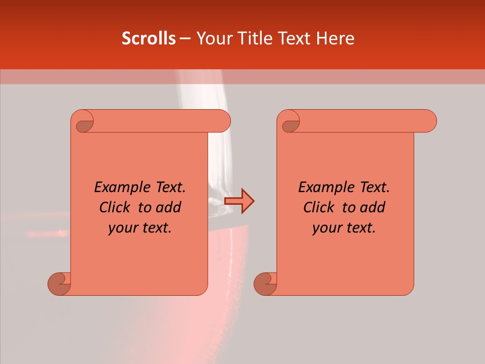 Liquid Drink Goblet PowerPoint Template