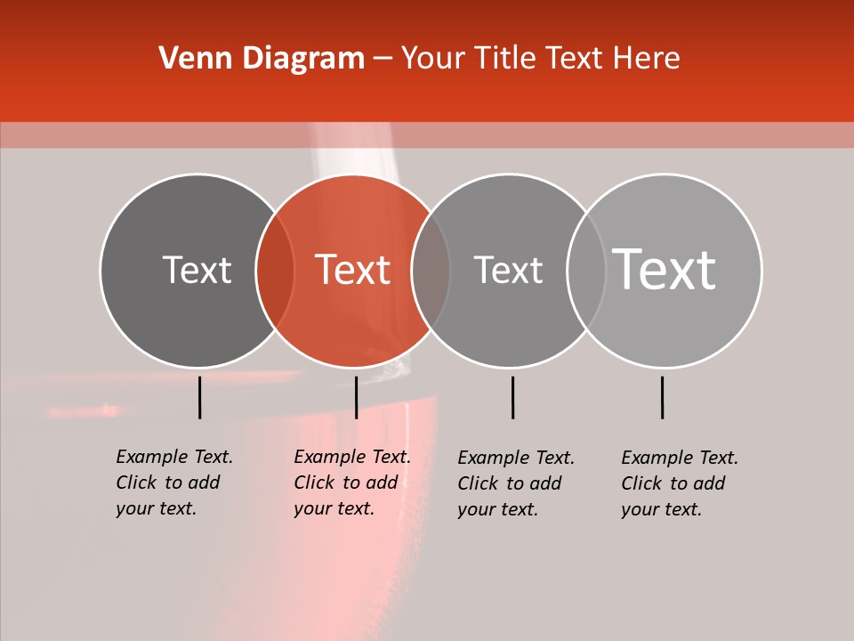 Liquid Drink Goblet PowerPoint Template