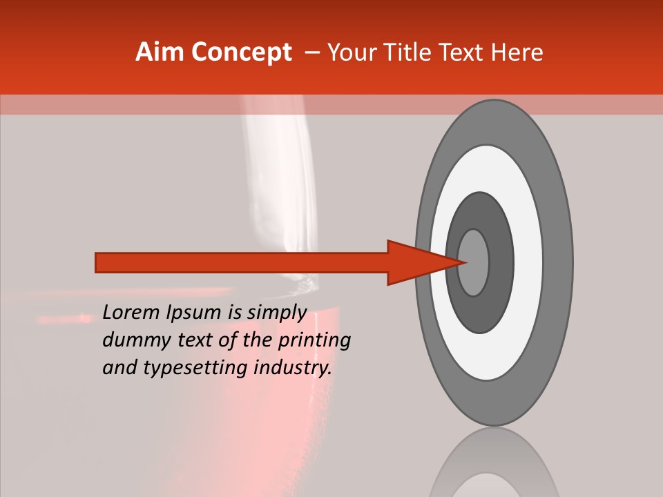 Liquid Drink Goblet PowerPoint Template