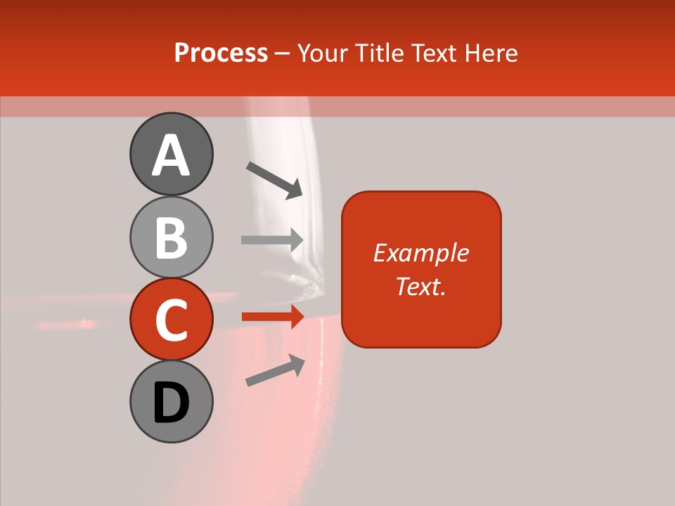 Liquid Drink Goblet PowerPoint Template