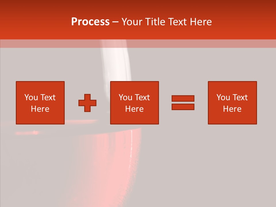 Liquid Drink Goblet PowerPoint Template