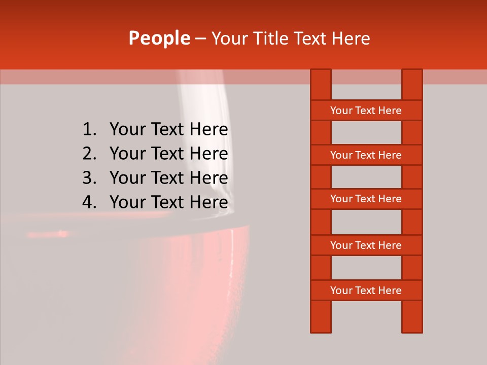 Liquid Drink Goblet PowerPoint Template