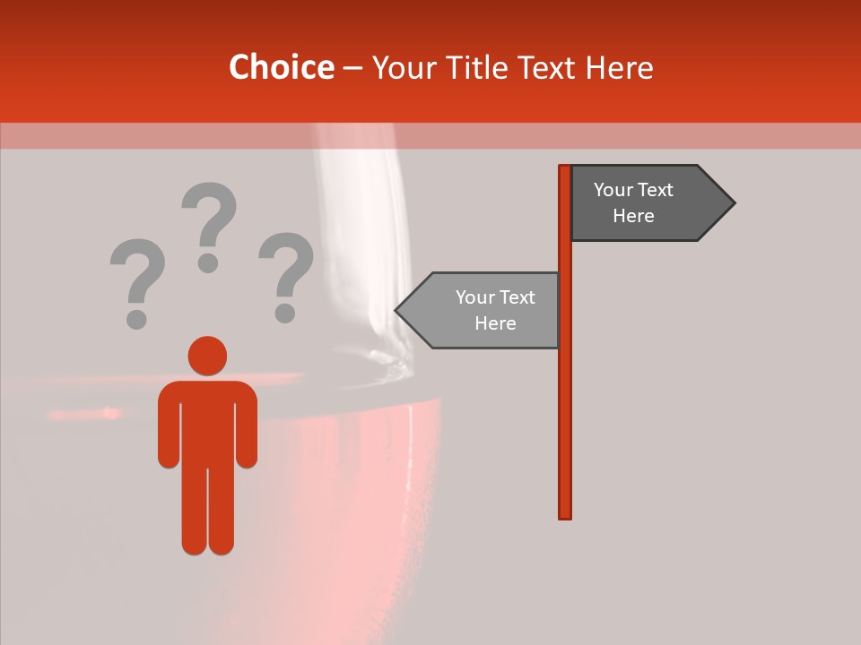 Liquid Drink Goblet PowerPoint Template