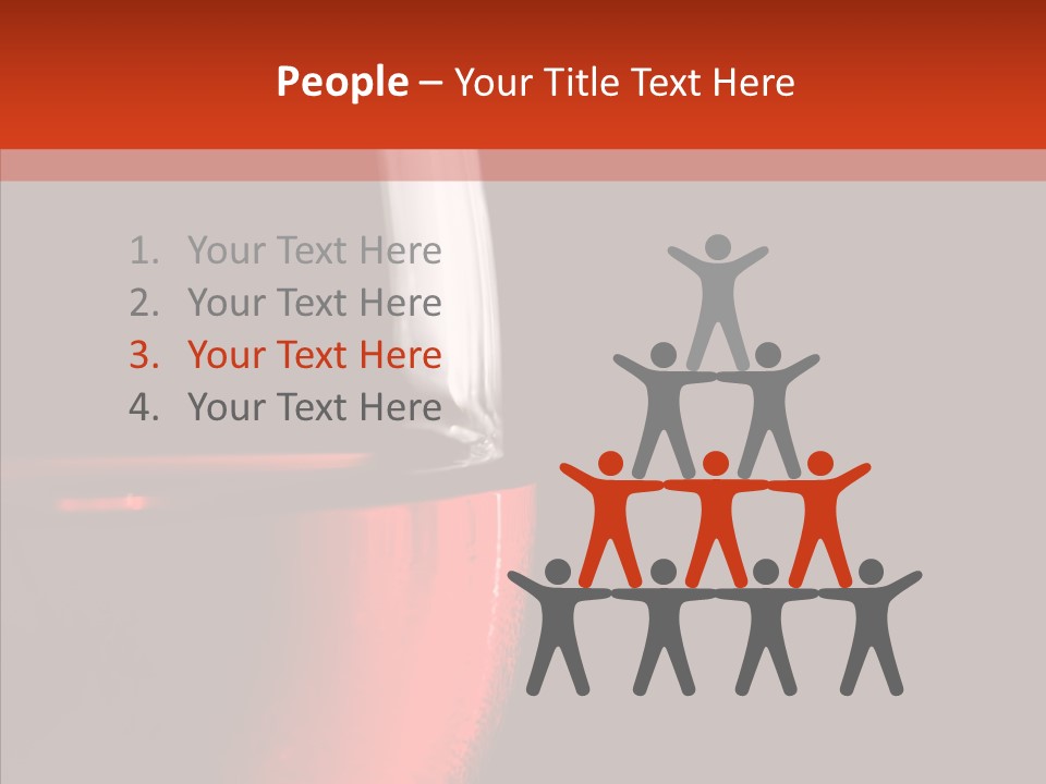 Liquid Drink Goblet PowerPoint Template