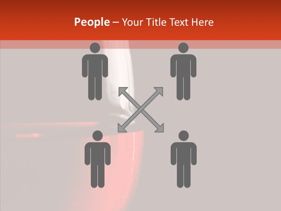 Liquid Drink Goblet PowerPoint Template