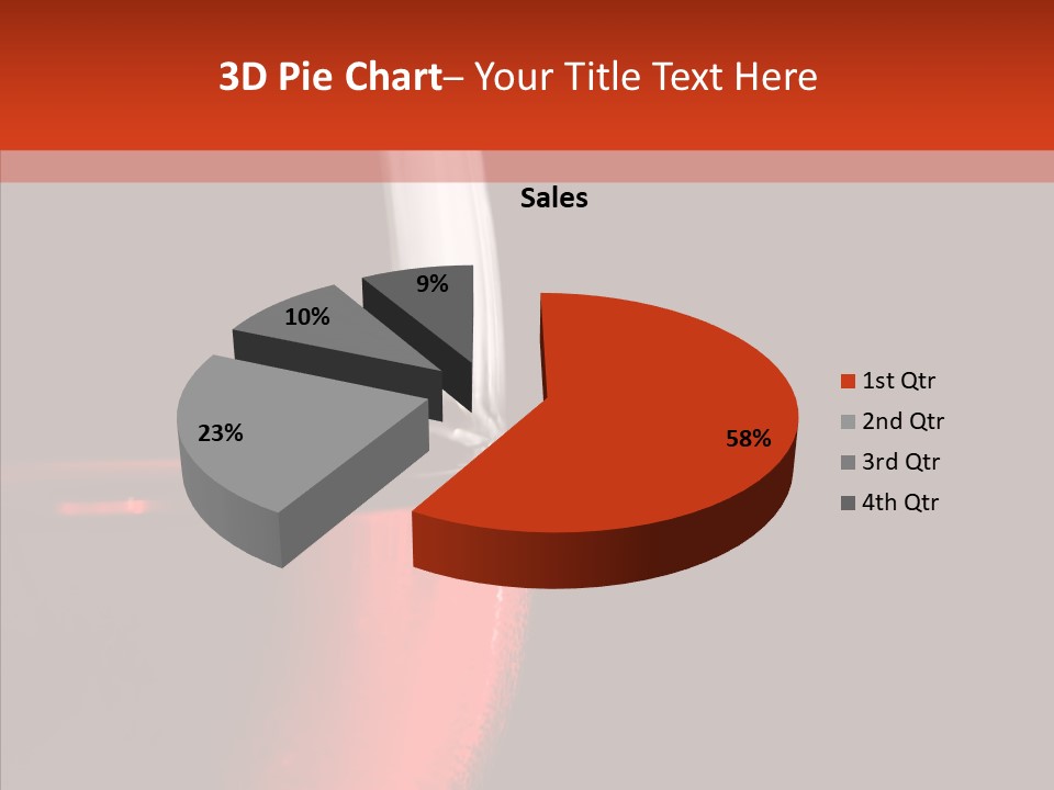 Liquid Drink Goblet PowerPoint Template
